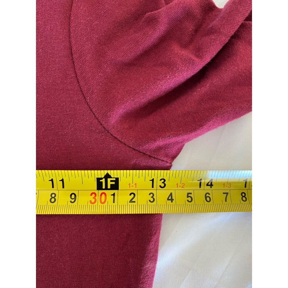 Girls rare editions burgundy tulle twirl worthy dress with gold bow Sz 6X - Picture 6 of 8
